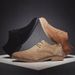 Men's Shoes Nubuck Leather Shoes, British Style, Leather, Suede, Men's Shoes, Plus Size 4546, Trendy Business Casual Shoes_vogvips.com