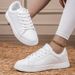 Men S Casual Sneakers Lightweight Non Slip Waterproof White Flat Women Sports Comfortable Shoes_vogvips.com