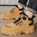 European Warm Series Autumn Winter New High-top Work Shoes Men's British Style Short Thick-soled Non-slip Martin Boots Men_vogvips.com