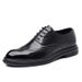 Euro Step Blok Leather 8cm Breathable Business Formal Height Increasing For Men 6cm Autumn Wedding Groom Men's Shoes_vogvips.com