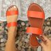 New Solid Color Round Head Wear Casual Large Size Broadband Flip-flops_vogvips.com