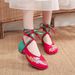 Spring/Summer New Ethnic Style Embroidered Cloth Oxford Soft Sole Dance Women's Singles Shoes_vogvips.com
