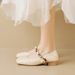Square Head Mary Jane Shoes Women's French With Skirt Low Heel Single Shoes Large Size Women's Shoes_vogvips.com