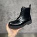 Quality Shoes British Retro Black New Workwear Low-top Men's Casual Leather Trendy Shoes_vogvips.com