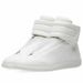 Women's Sports Shoes Low Top Fashionable Black White And Red Round Toe White Shoes_vogvips.com