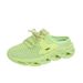 Sports Half Tray White Shoes Women's Mesh Breathable Student Board Shoes Casual Shoes Increase Height_vogvips.com