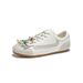 Beaded German Training Shoes Women's 2026 Spring New Flat Women's Shoes Sports Tassel Forrest Gump Shoes Casual White Shoes_vogvips.com