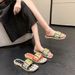 Women's Shoes Summer Trendy Fashion Flat Sandals Casual Multi-color Slippers Non-Slip Shoes_vogvips.com