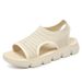 Women's Summer New Hollowed Out Breathable Sandal Sandals With Soft Soles For Comfortable Mothers' And Women's Shoes_vogvips.com