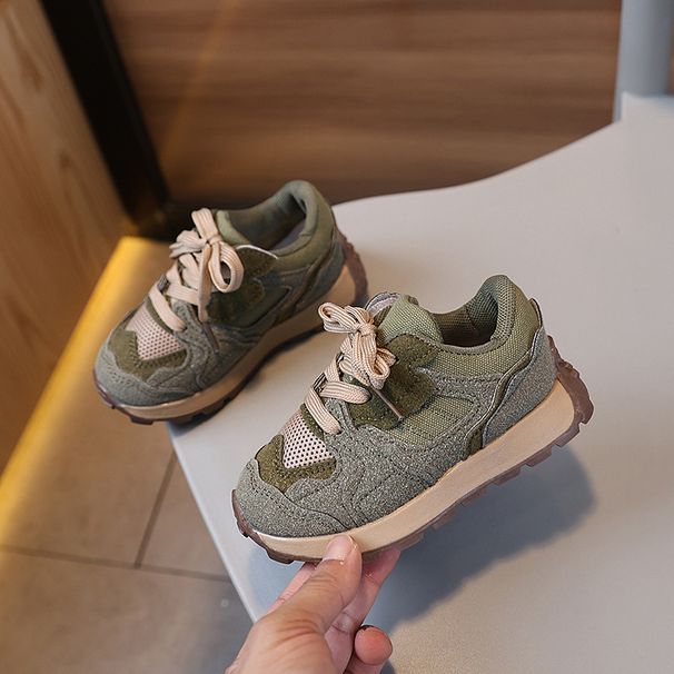 New Spring And Autumn Children's Sports Boys' Breathable Mesh Girls' Soft Sole Running Baby Walking Shoes, Kids' Shoes_vogvips.com