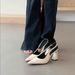 Elegant Pointed-Toe High Heel Sandals For Women - Chic Open-Back Summer Shoes With Arch Support, Comfortable & Stylish (Black, Beige, Green)_vogvips.com