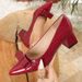 Chunky heel shoes New comfortable pointy bow plus size women's high heels_vogvips.com