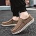 Brand Casual Fashion Denim Canvas Breathable Men Walking Flat Outdoor Large Size Light Men's Shoes Loafers_vogvips.com