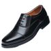 with Toe, Business Formal Men's Three-Pointed Toe School Cadet Uniform Leather Shoes, Security Black Casual Shoes_vogvips.com