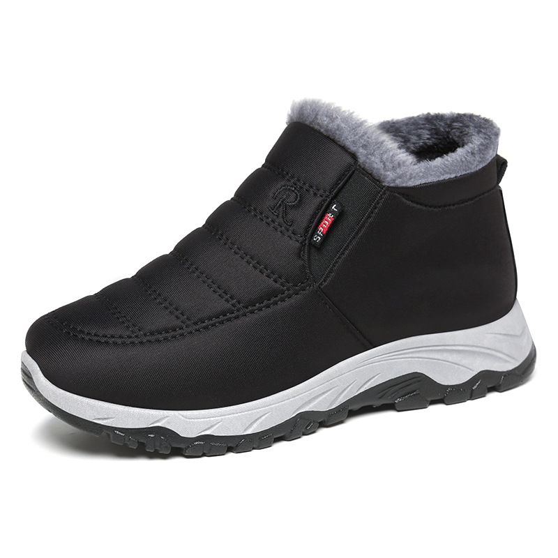 Women's Shoes Cotton Shoes For Women Winter New Shoes For Women Foreign Trade Couple Walking Shoes Plus Velvet Thickened Unisex Snow Boots For Women_vogvips.com