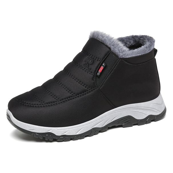 Women's Shoes Cotton Shoes For Women Winter New Shoes For Women Foreign Trade Couple Walking Shoes Plus Velvet Thickened Unisex Snow Boots For Women_vogvips.com