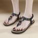 W676-2 New 2025 Toe-Post Rhinestone Sandals For Women Comfortable_vogvips.com