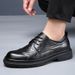 Spring Breathable 2025 New Trend Casual Genuine Thick Sole British Business Formal Men's Leather Shoes_vogvips.com
