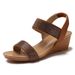 Women’s Shoes Wedge Sandals For Women New Ethnic Style Pressure Diamond One Strap Open Toe Versatile Rome_vogvips.com