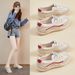 2026 Spring New White Sneakers Korean Version Ins Style For Female Students Thick-Soled Height-Increasing Sports Casual_vogvips.com