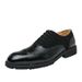 Euro Step Large Size Brogue For Men 2025 Korean Style Color Block Business Formal Leather Shoes_vogvips.com