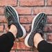 Men's New Sports Flying Woven Socks, Men's Casual Running Shoes, Fluorescent Popcorn Couple Shoes_vogvips.com