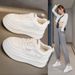 2025 Spring New Arrival Thick Sole Inner Height Increasing Casual Women's Breathable All-Matching Comfortable Small_vogvips.com