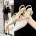 Fashion Sandals For Women Fairy Style 2025 New Summer Closed Toe Chunky Heel Rhinestone High Heels Matching Skirt_vogvips.com