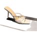 New Nude Satin Rhinestone Ankle Strap High Heel Mules - Women's Summer Outdoor Square Toe Stiletto Half Slippers_vogvips.com
