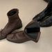 Butterfly Knot Elastic Slim 2025 Autumn Square Toe Chunky Heel Short For Women Back Zipper Slimming Martin Boots_vogvips.com
