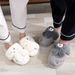Plush Slippers Women, New Autumn And Winter Cute Rabbit Couple Home Maternity Indoor Silent Warm Cotton Shoes For Men_vogvips.com