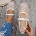 cross-border Summer New European And American Foreign Trade Large-size Square-toed Women's Flat Loafers Casual_vogvips.com