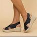 Straight 2023 Shoes Slope Heel Cross Rope Women's Sandals Large 43_vogvips.com
