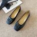 Women's French Retro Woven Sheepskin Shoes Elegant Soft Sole Comfortable Chunky Heel Versatile Summer Travel Shoes_vogvips.com