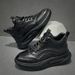 Men's Winter With Fleece Lining, Warm Cushioned Sole, Comfortable Sports Casual Shoes, Genuine Leather Versatile_vogvips.com