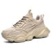 Spring Men's Thick Bottom Sneakers Mesh Breathable Plus Size Dad Shoes StudentCasual Foreign Trade Live Men's Shoes Trendy_vogvips.com