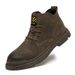 Men's Casual Men's Leather Boots Front Breathable Martin Boots Low Heel Tooling Boots Non-slip Bottom_vogvips.com