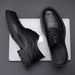 Autum High-Ed Top Layer Cowhide Busiess Me's Commutig Geuie Leather Thick Sole Casual Lace-Up Sigle Shoes For_vogvips.com