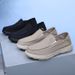 Euro Step Slip-On Trendy Thick-Soled Breathable Casual Comfortable Lazy Men's Shoes Low-Cut Fashion Versatile Loafers_vogvips.com