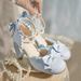 In Stock, New Heart-shaped Lolita Pearl Princess High-heeled Sandals For Women 2025 White_vogvips.com