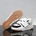 Men's Spring Sports Casual Shoes Velcro Fit Unisex Chunky Thick Soled Height Increasing White Bread Shoes S276_vogvips.com