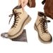 2025 New Women's Motorcycle Lace-up Workwear British Style Short Fashion Versatile Caramel Color Martin Boots For Women_vogvips.com