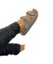 Plum-size Velcro platform sandals women's solid color sports style flat beach sandals_vogvips.com