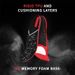 hot selling black and red printed flat foot correction arch insoles_vogvips.com