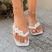 Cross-border Plus-size Women's Flip-flops 2026 Summer New Casual Flat Floral Slip-on Outdoor Sandals Wholesale_vogvips.com
