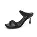 Weiwei Lady 2026 Elegant Square-Toed European And American Style High Heels, Sexy Leopard Print Slip-On Sandals For Women_vogvips.com