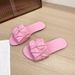 Summer Outdoor Wear Large Size Flat Round-toe For Women 2025 New Fashion Casual Simple Pleated Sandals_vogvips.com