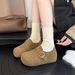 2025 Thick-Soled Fleece-Lined Warm Full-Coverage Shoes For Women New Fashion Versatile Lightweight Korean_vogvips.com