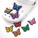 8 Sets Of Cute Butterfly Shoes Flower Shoe Buckle Soft Glue Detachable Shoe Decorative Buckle Gift_vogvips.com
