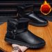 SHLIANG New Men's Snow Boots Casual Outdoor Cotton Shoes High Tops Walking Keep Warm Mans Boot Non-slip Male Footwear New Style X0085_vogvips.com